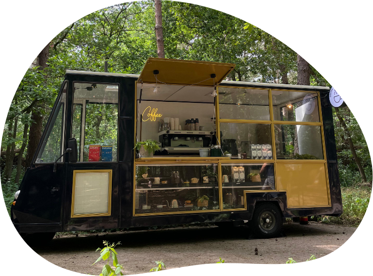 Elektrische mobiele koffiebar